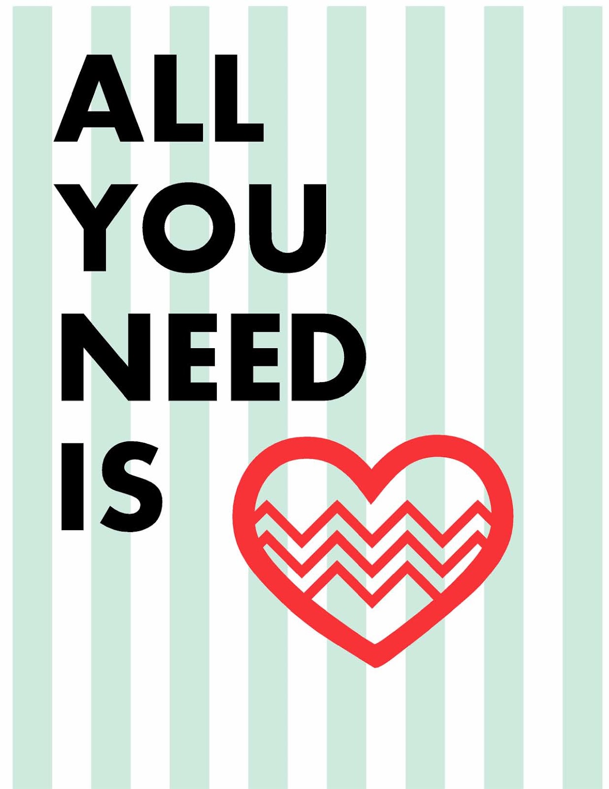 Put A Bird On It All You Need is {Chevron} Love